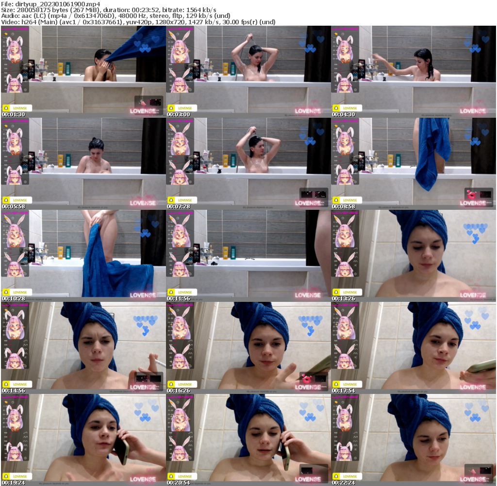 Preview thumb from dirtyup on 2023-01-06 @ bongacams