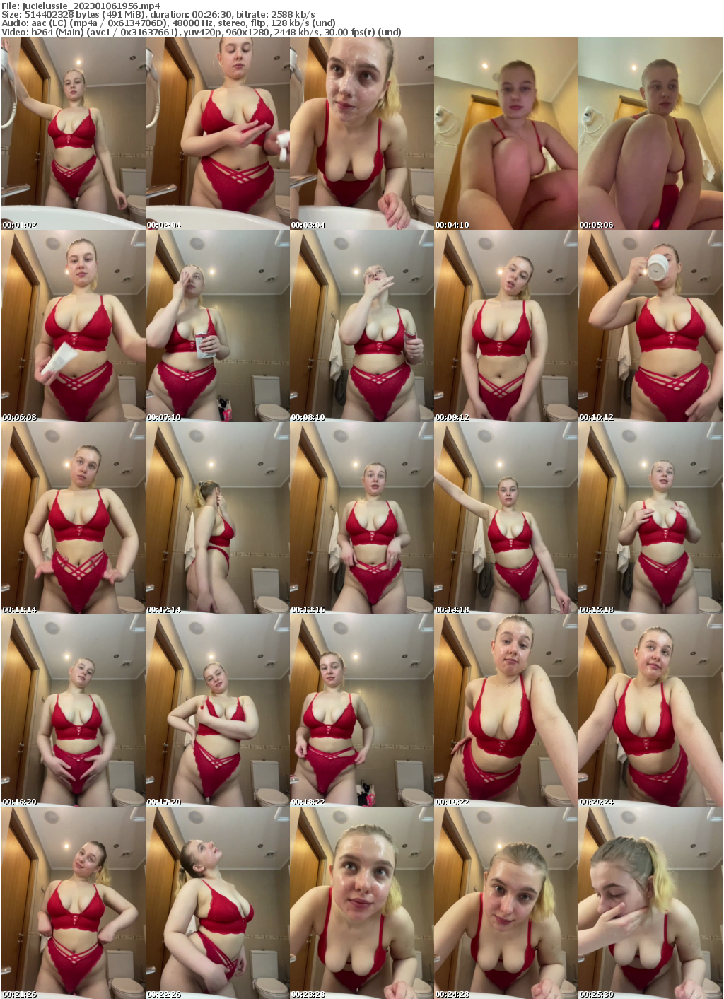 Preview thumb from jucielussie on 2023-01-06 @ bongacams