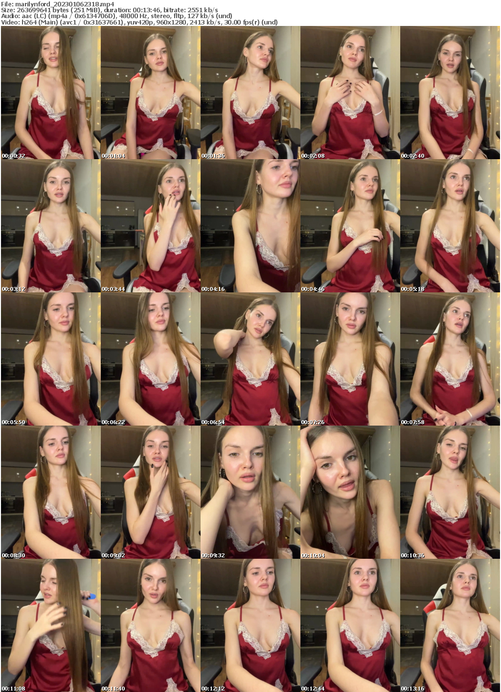 Preview thumb from marilynford on 2023-01-06 @ bongacams