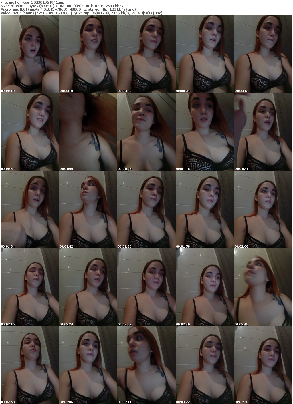 Preview thumb from mollie_rose on 2023-01-06 @ bongacams