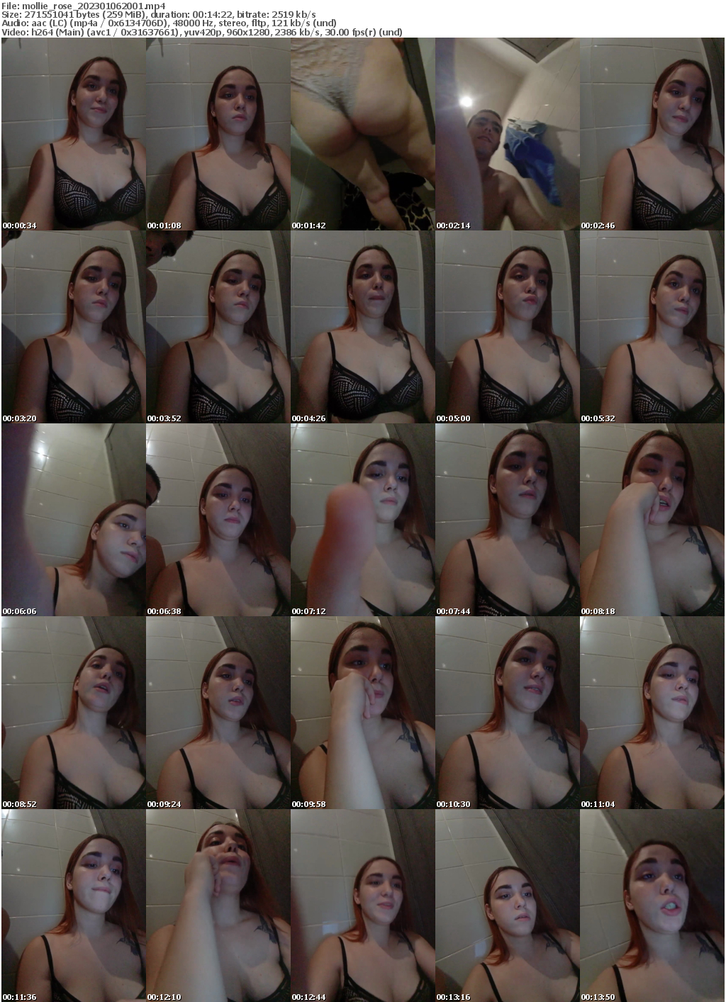 Preview thumb from mollie_rose on 2023-01-06 @ bongacams