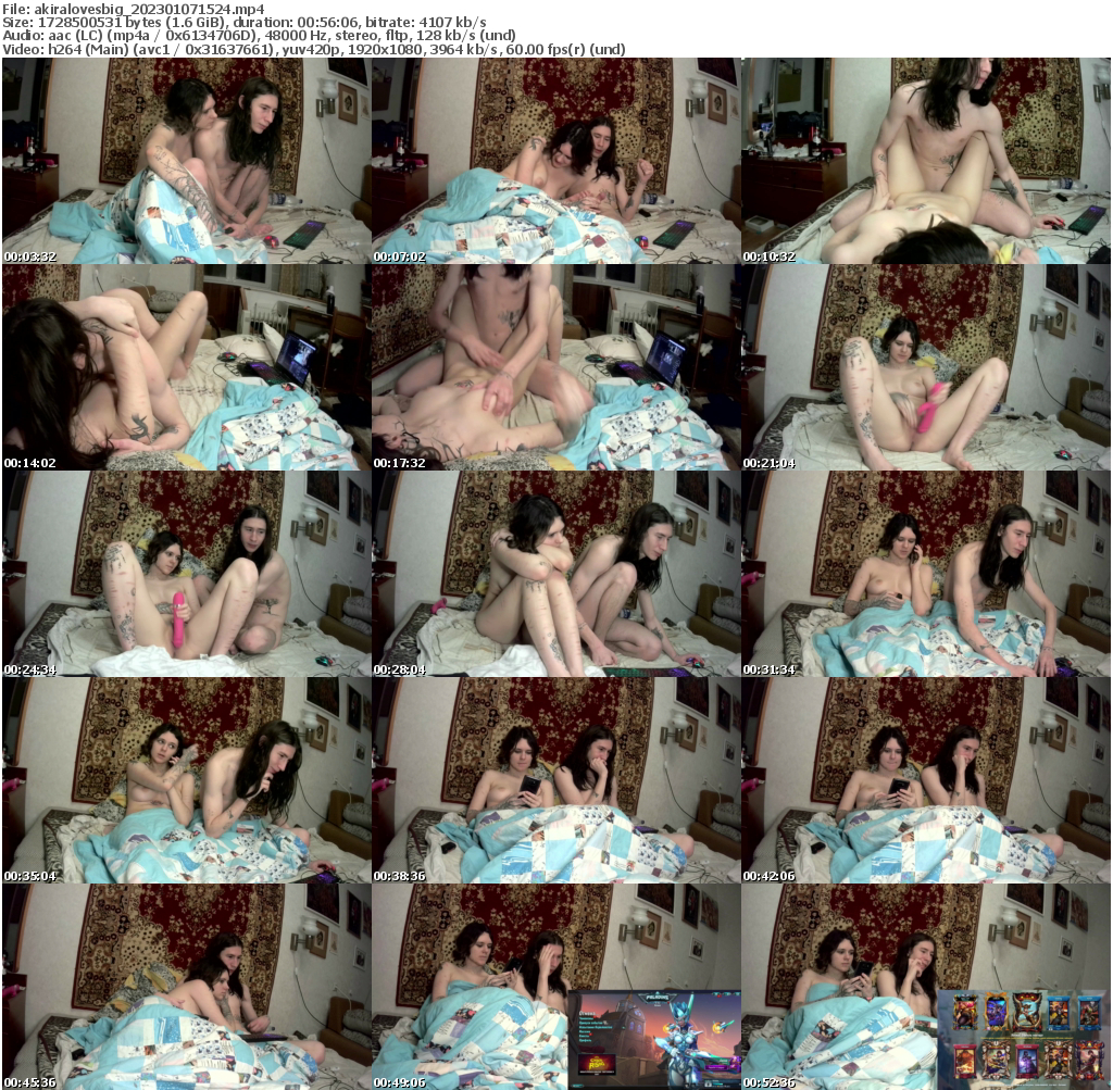 Preview thumb from akiralovesbig on 2023-01-07 @ bongacams