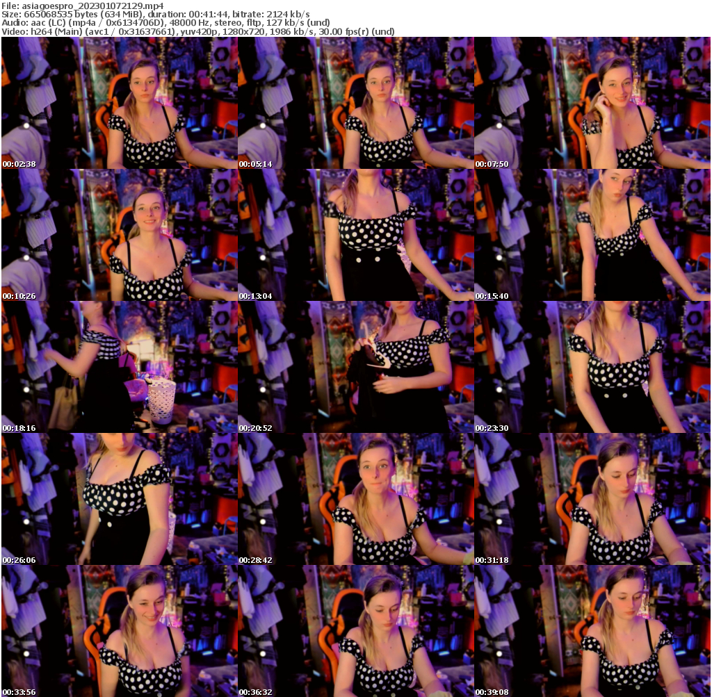 Preview thumb from asiagoespro on 2023-01-07 @ bongacams