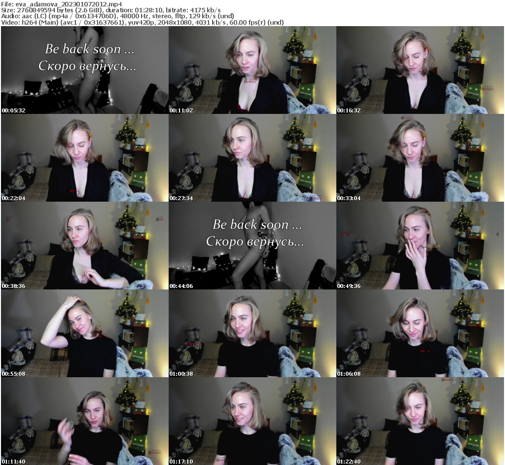 Preview thumb from eva_adamova on 2023-01-07 @ bongacams