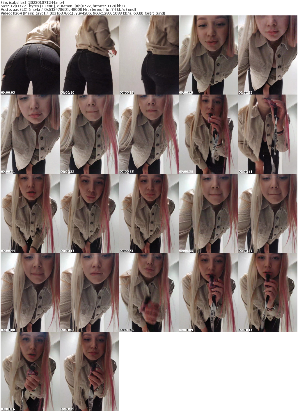 Preview thumb from isabellast on 2023-01-07 @ bongacams