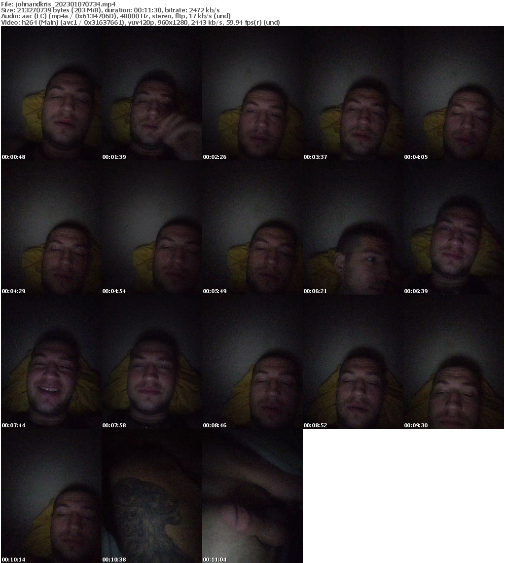 Preview thumb from johnandkris on 2023-01-07 @ bongacams