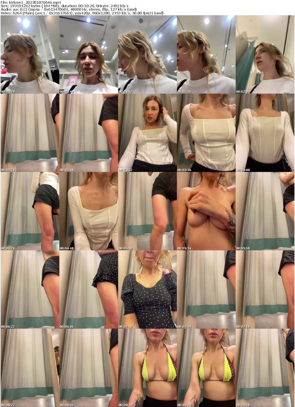 Preview thumb from kirlove1 on 2023-01-07 @ bongacams