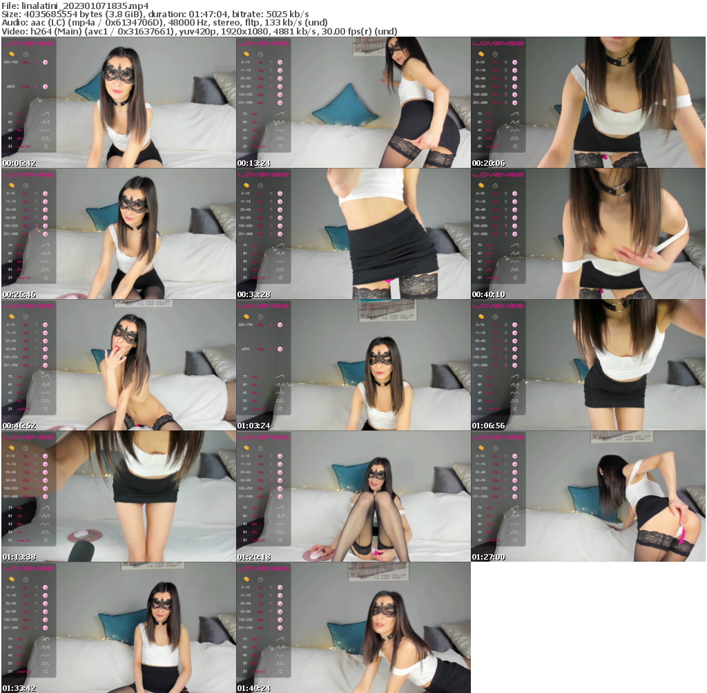 Preview thumb from linalatini on 2023-01-07 @ bongacams