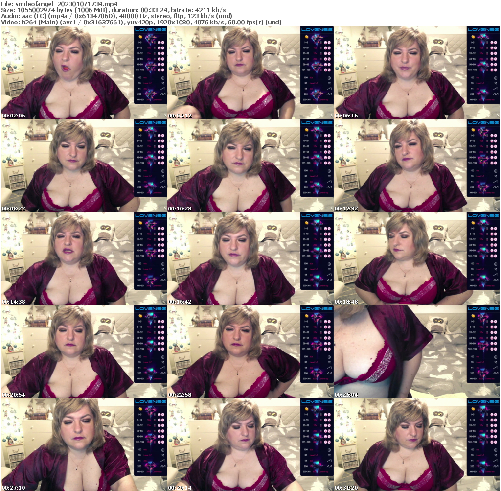 Preview thumb from smileofangel on 2023-01-07 @ bongacams