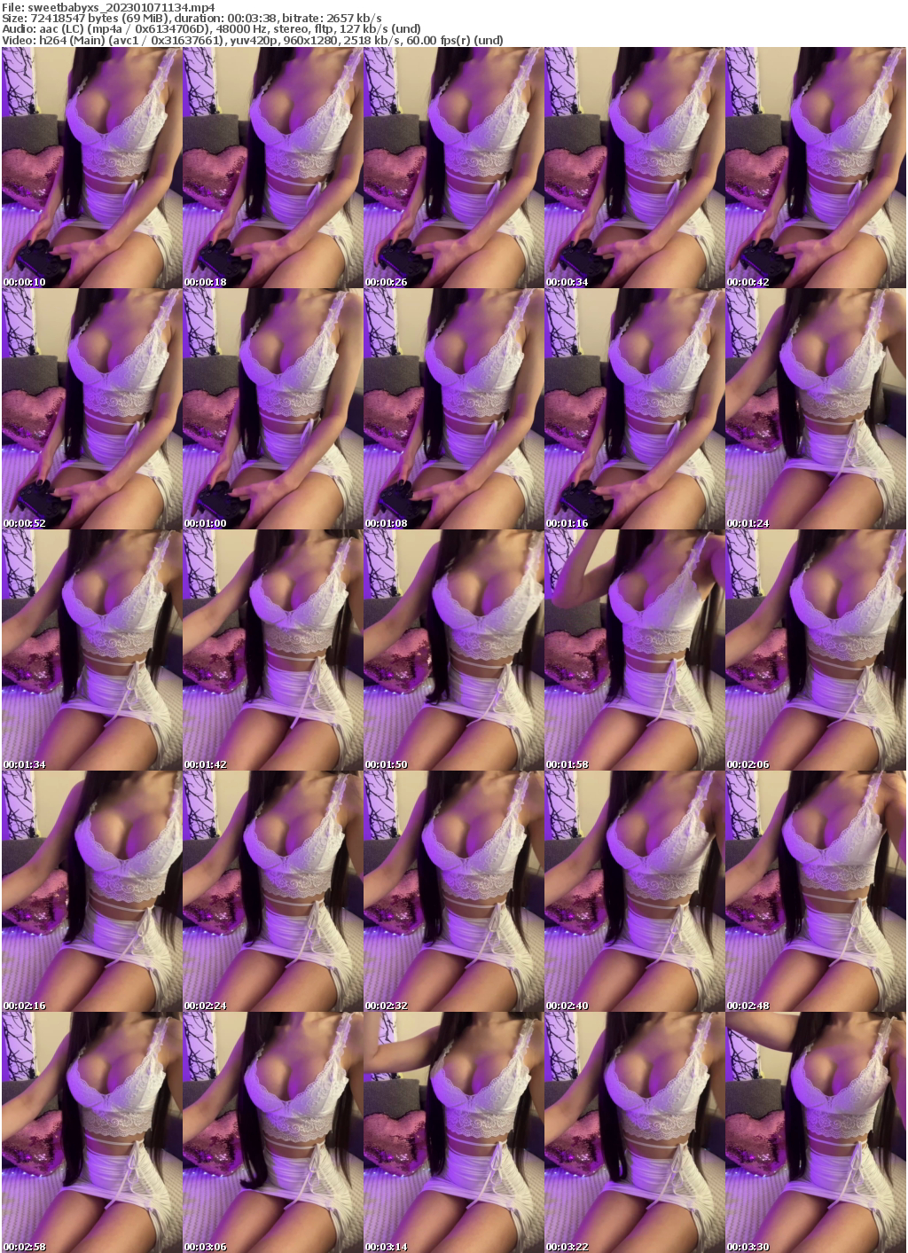 Preview thumb from sweetbabyxs on 2023-01-07 @ bongacams