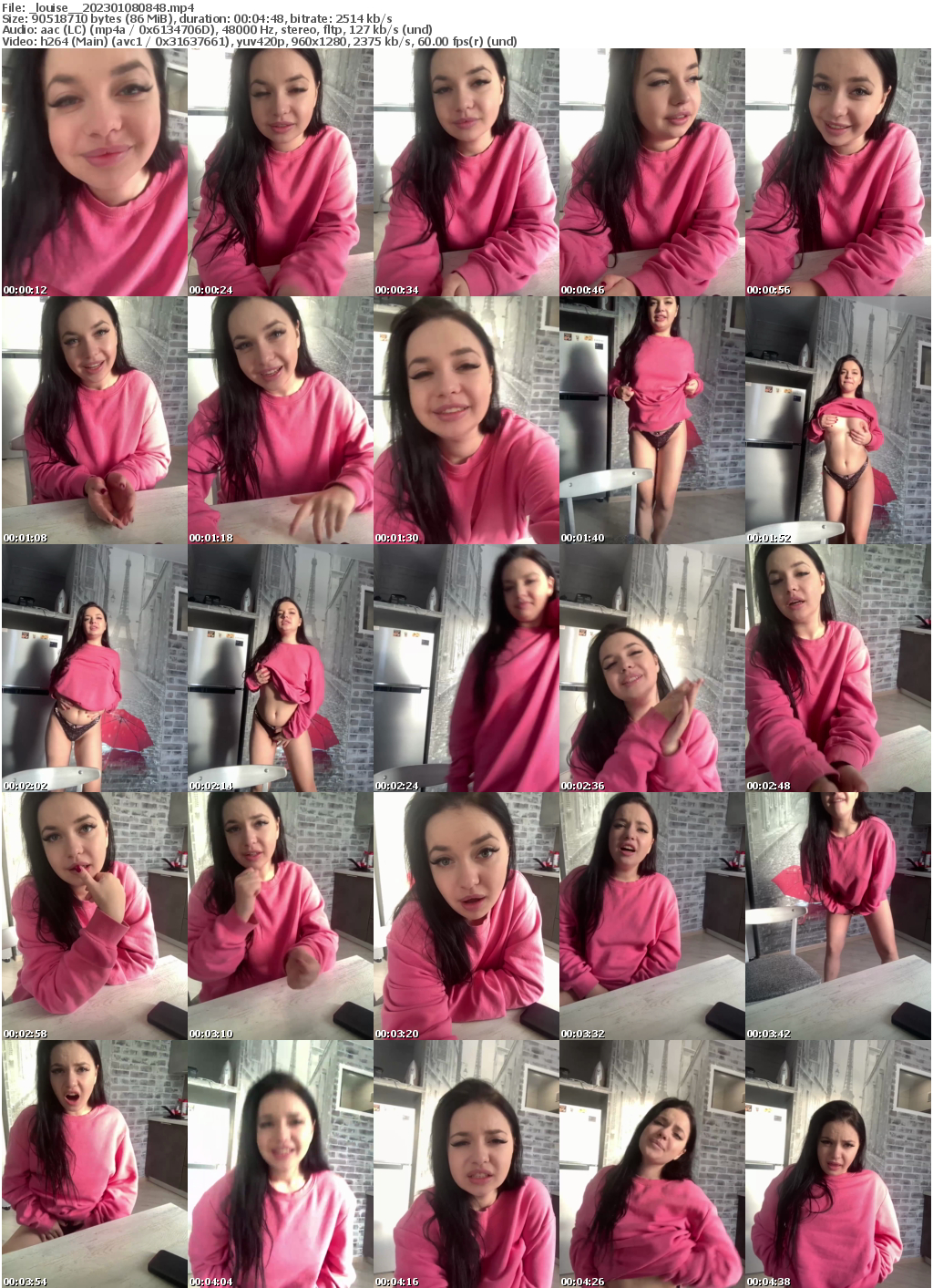 Preview thumb from _louise_ on 2023-01-08 @ bongacams