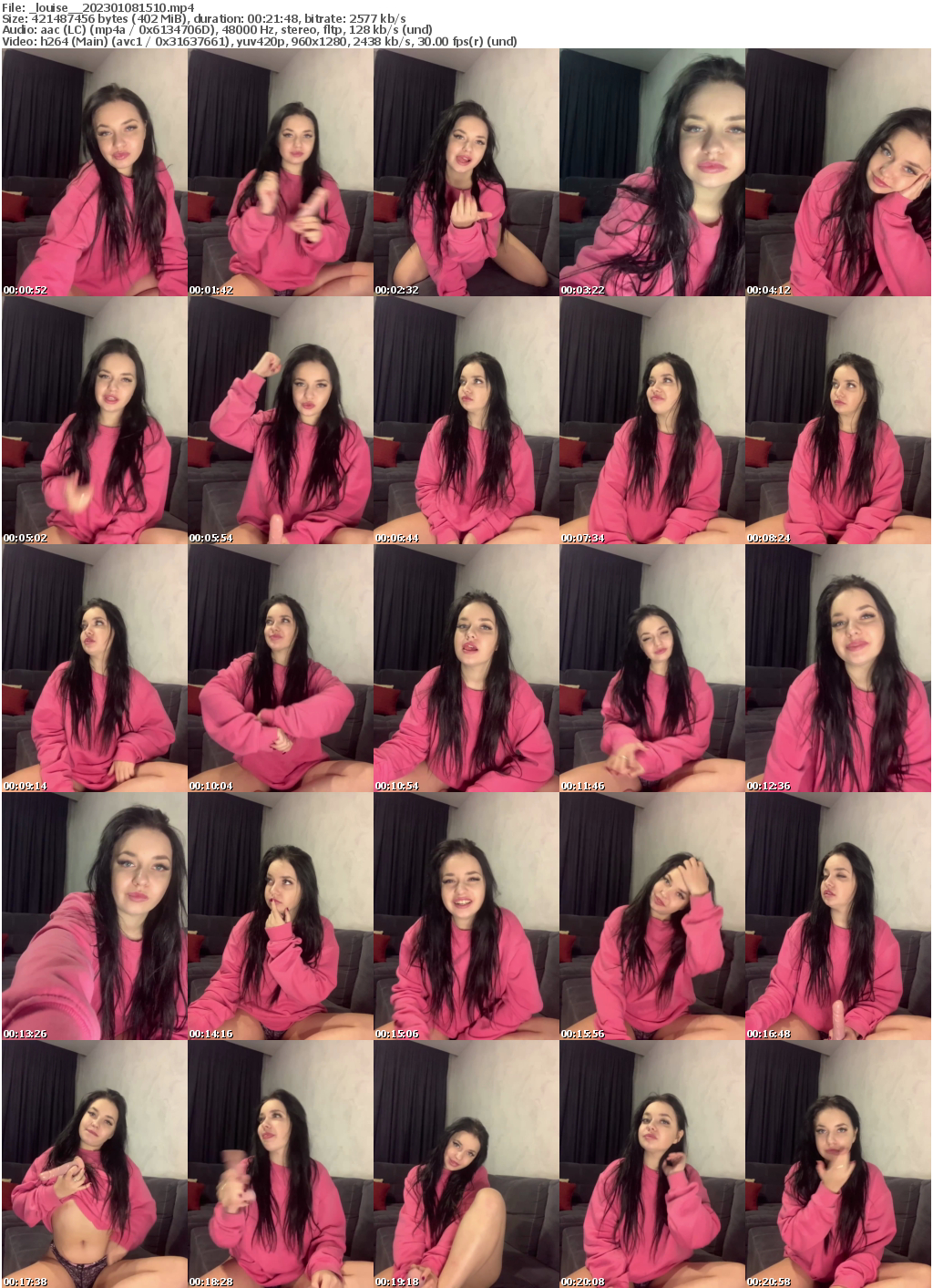 Preview thumb from _louise_ on 2023-01-08 @ bongacams