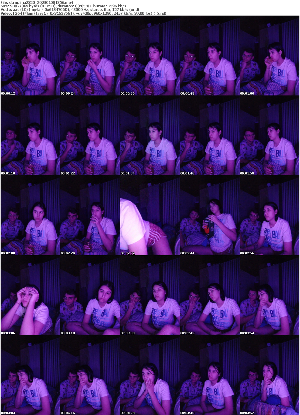 Preview thumb from dumpling2320 on 2023-01-08 @ bongacams