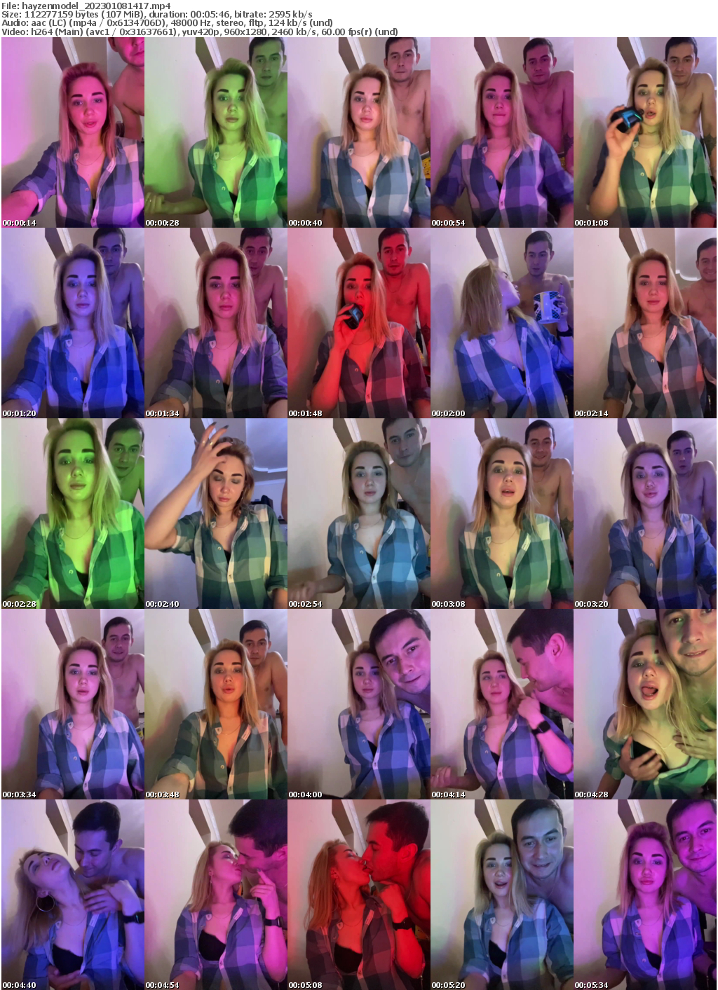 Preview thumb from hayzenmodel on 2023-01-08 @ bongacams