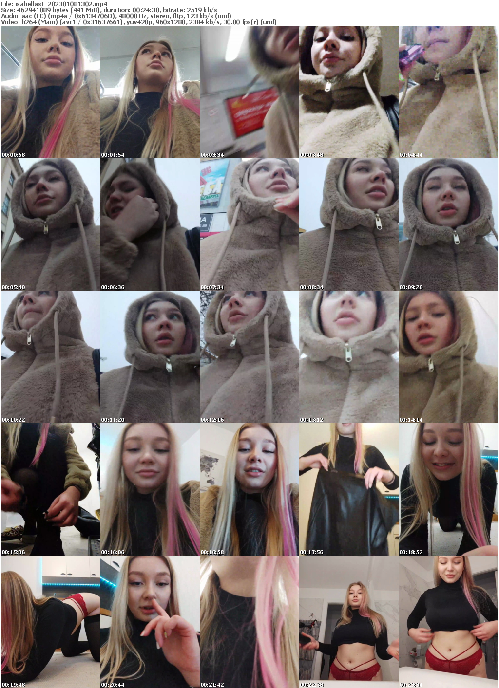 Preview thumb from isabellast on 2023-01-08 @ bongacams