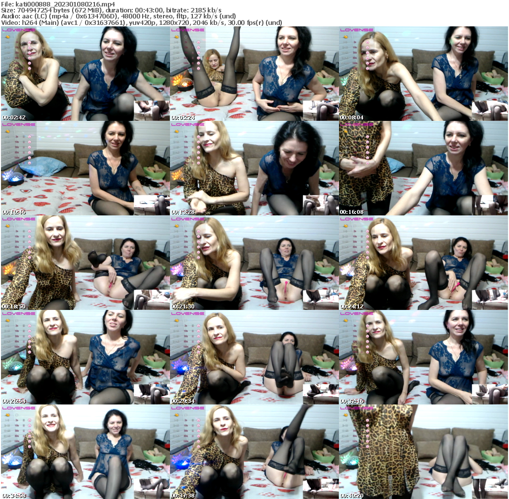 Preview thumb from kati000888 on 2023-01-08 @ bongacams