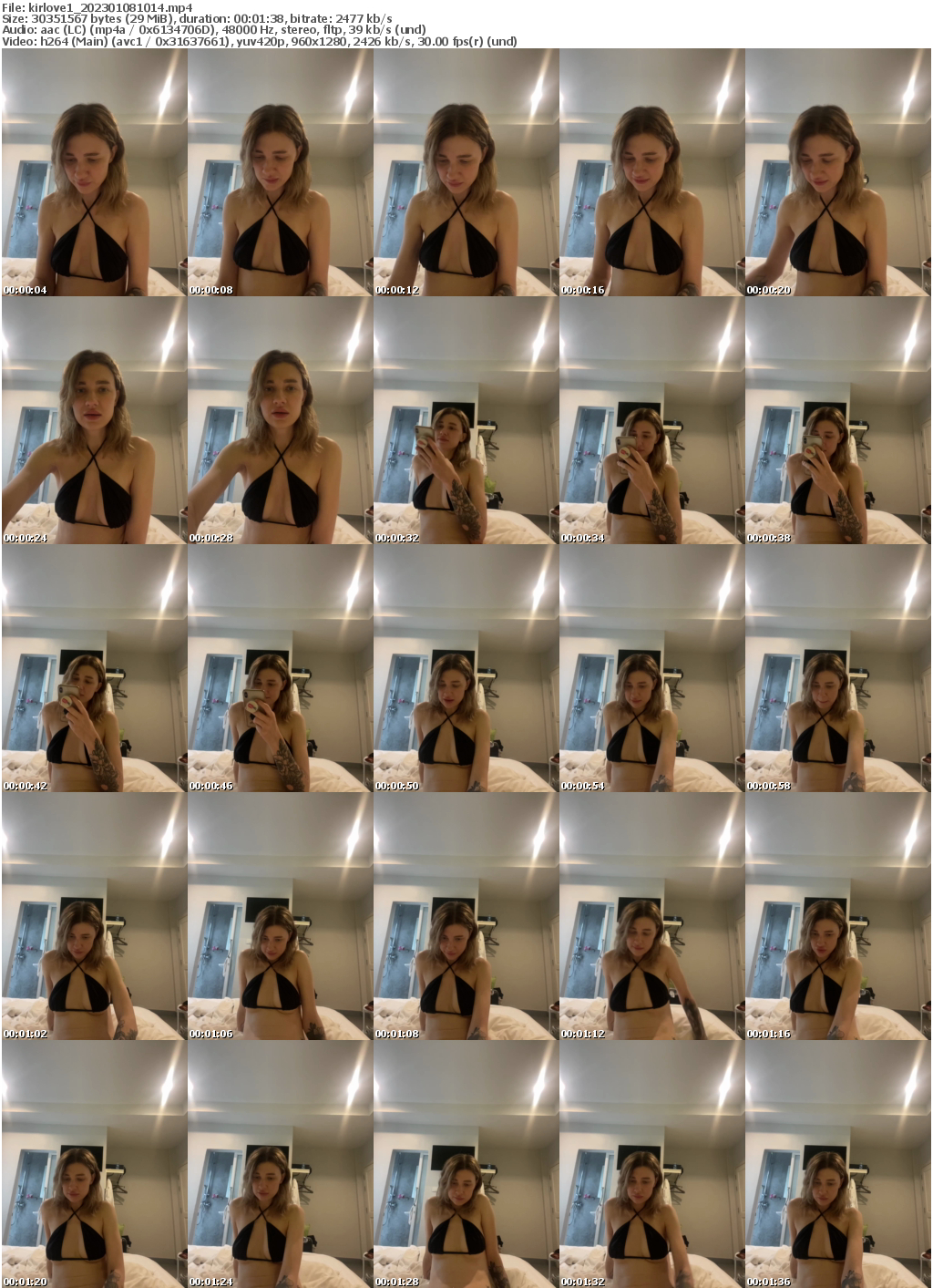 Preview thumb from kirlove1 on 2023-01-08 @ bongacams