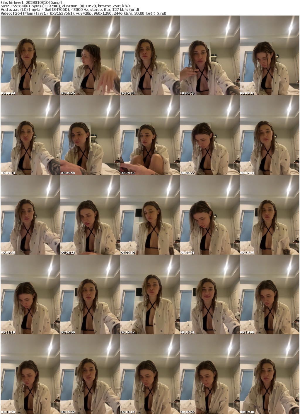 Preview thumb from kirlove1 on 2023-01-08 @ bongacams