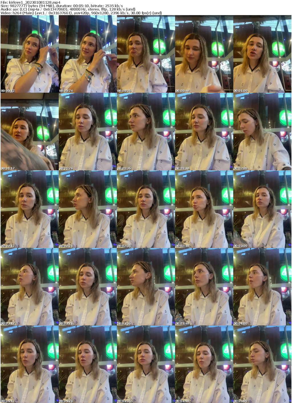 Preview thumb from kirlove1 on 2023-01-08 @ bongacams