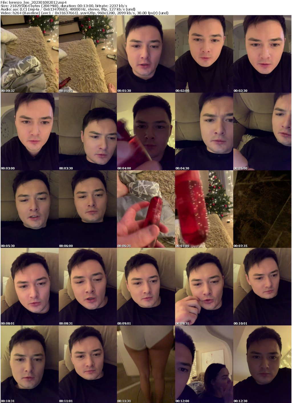 Preview thumb from lorenzo_loo on 2023-01-08 @ bongacams