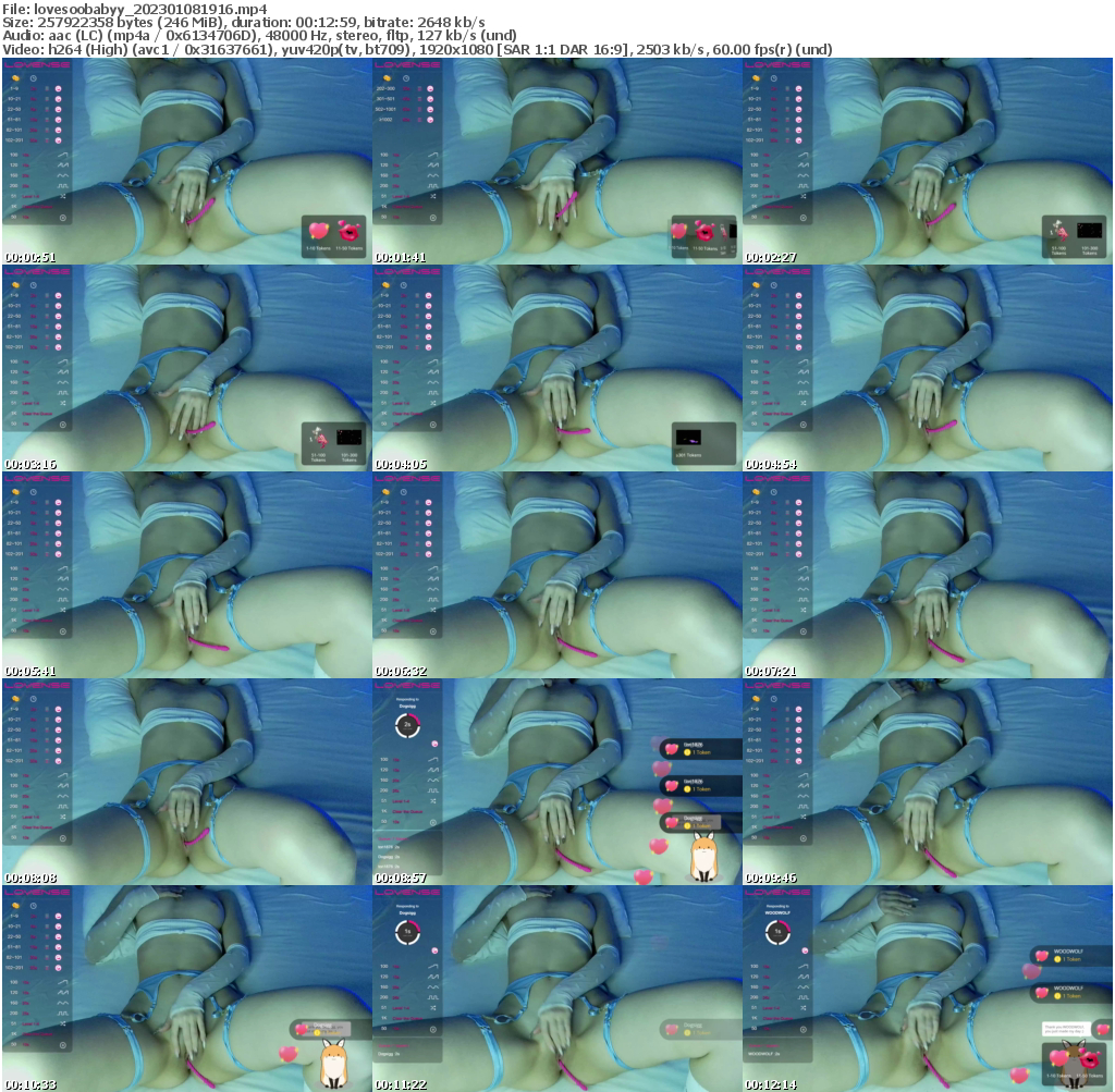 Preview thumb from lovesoobabyy on 2023-01-08 @ bongacams