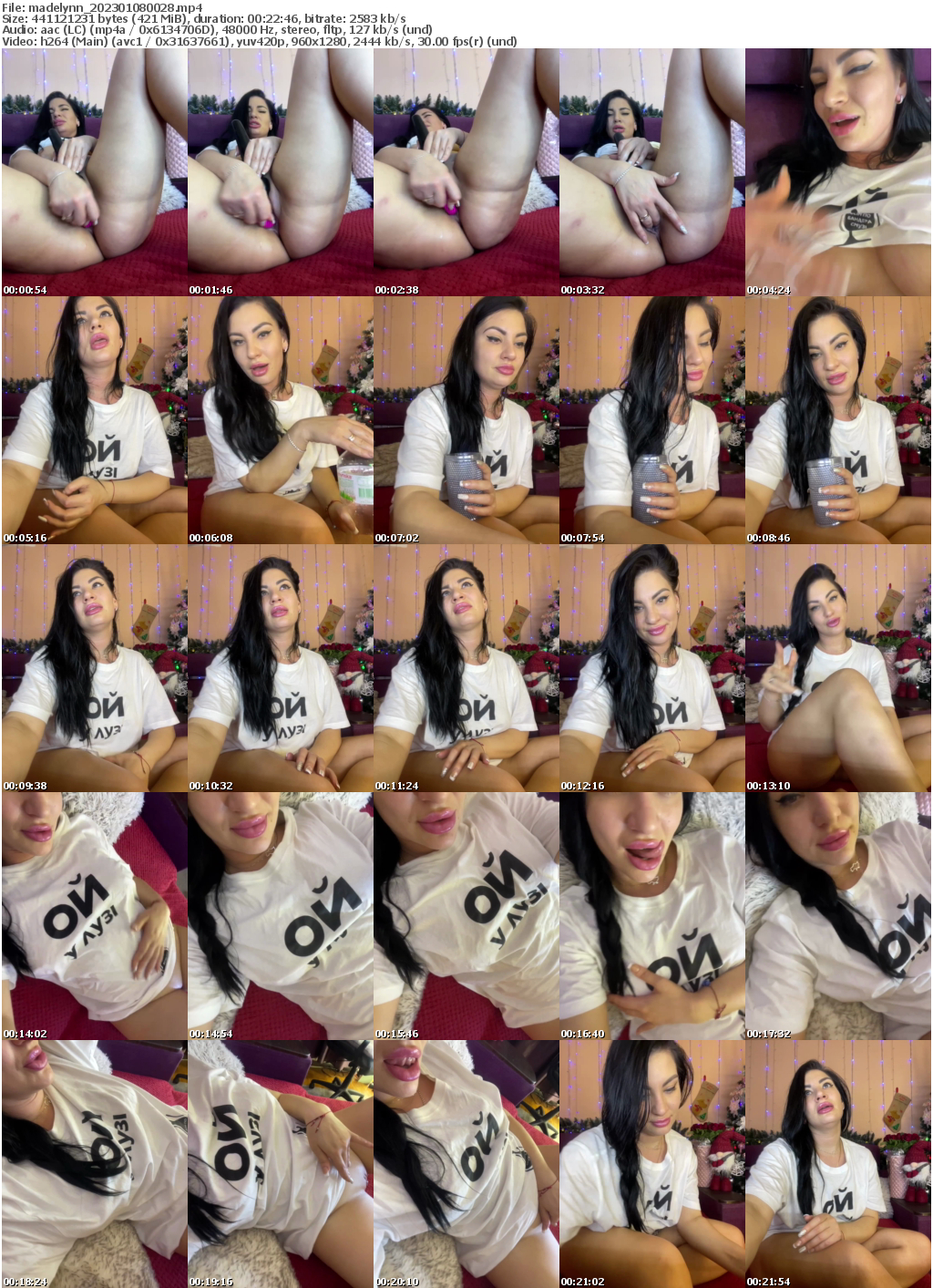 Preview thumb from madelynn on 2023-01-08 @ bongacams