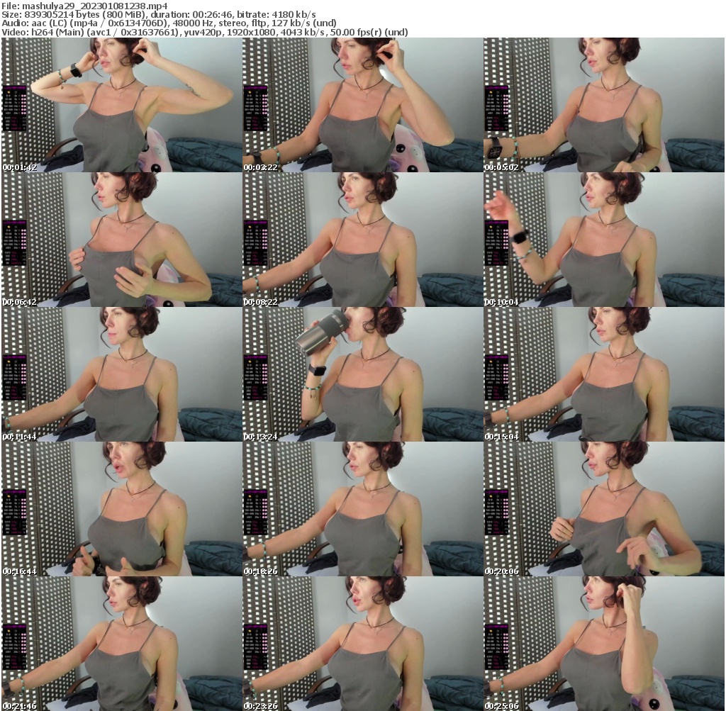 Preview thumb from mashulya29 on 2023-01-08 @ bongacams