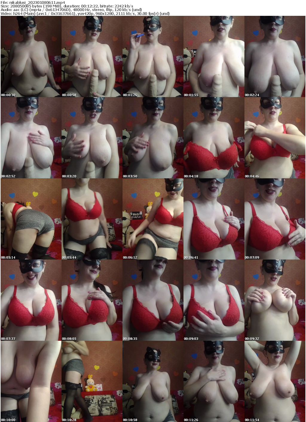 Preview thumb from nikablusi on 2023-01-08 @ bongacams