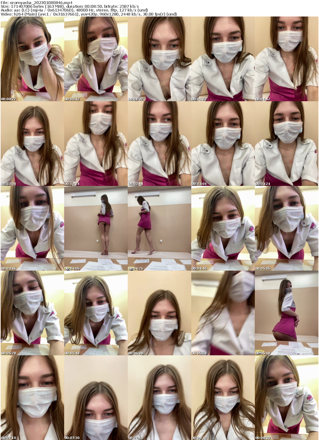 Preview thumb from ozornyasha on 2023-01-08 @ bongacams