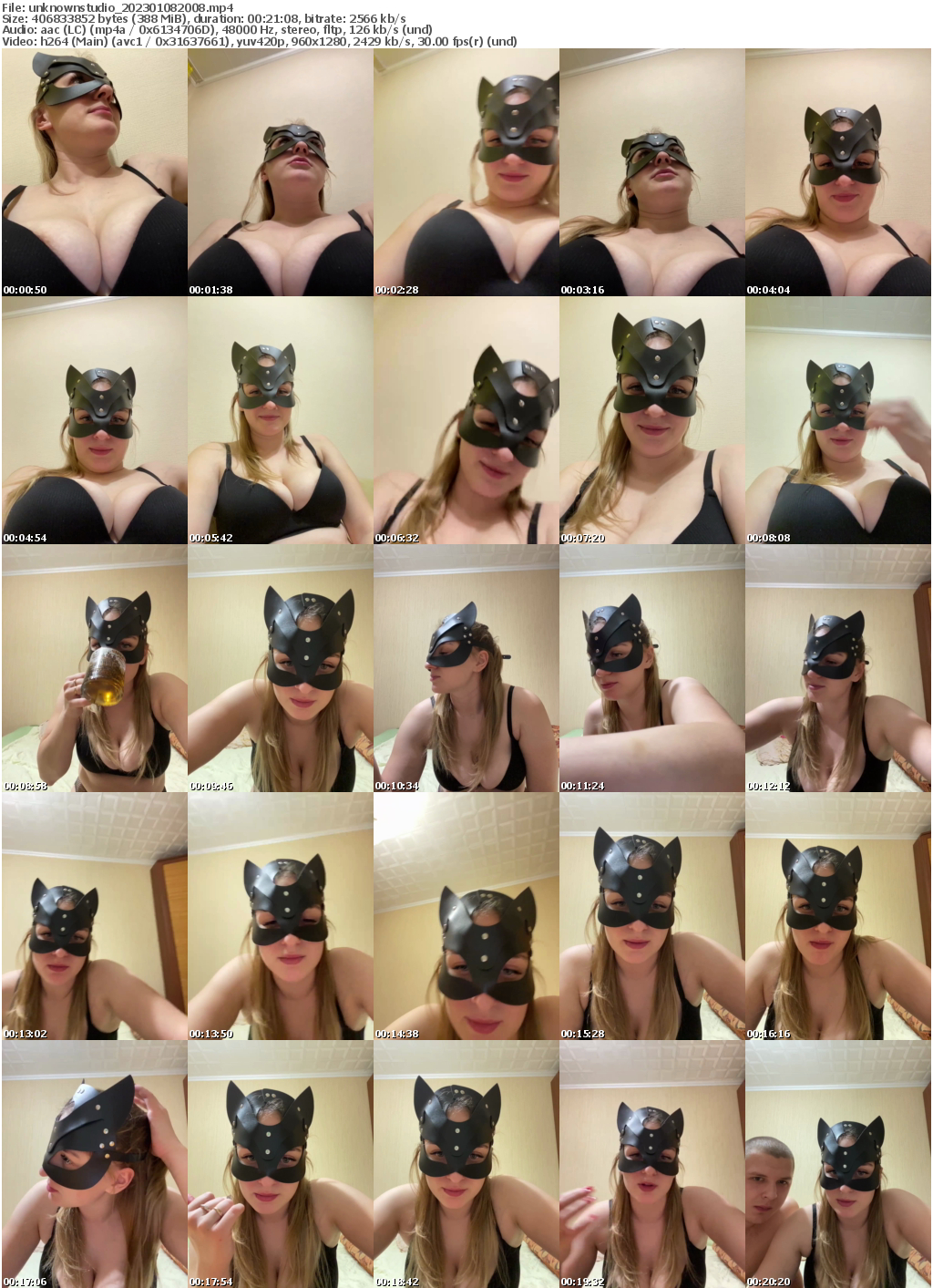 Preview thumb from unknownstudio on 2023-01-08 @ bongacams