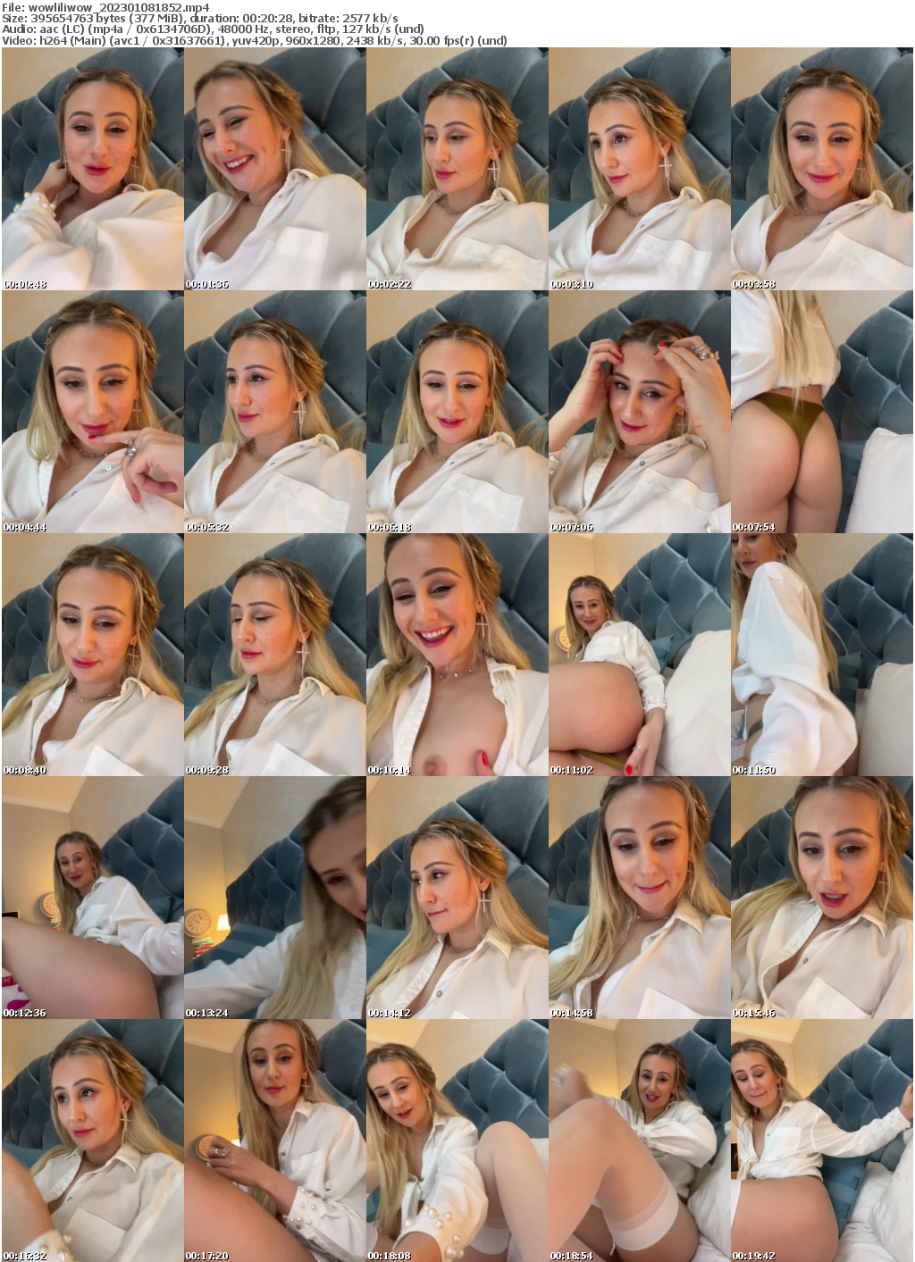 Preview thumb from wowliliwow on 2023-01-08 @ bongacams