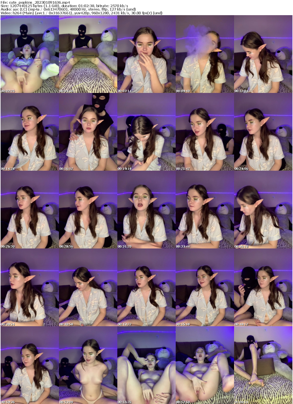 Preview thumb from cute_popkins on 2023-01-09 @ bongacams