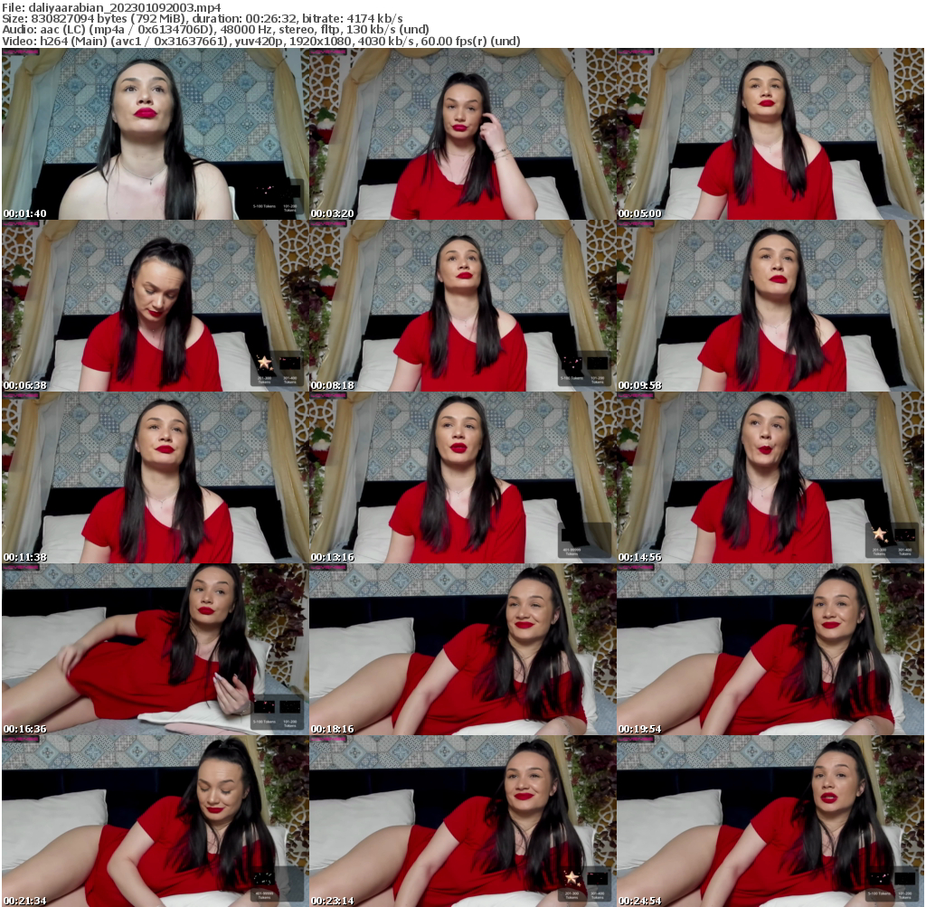 Preview thumb from daliyaarabian on 2023-01-09 @ bongacams