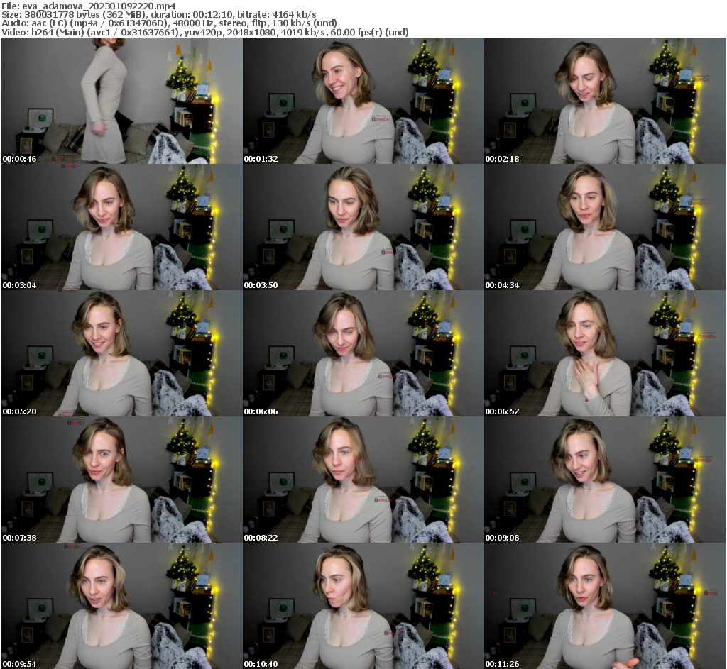 Preview thumb from eva_adamova on 2023-01-09 @ bongacams