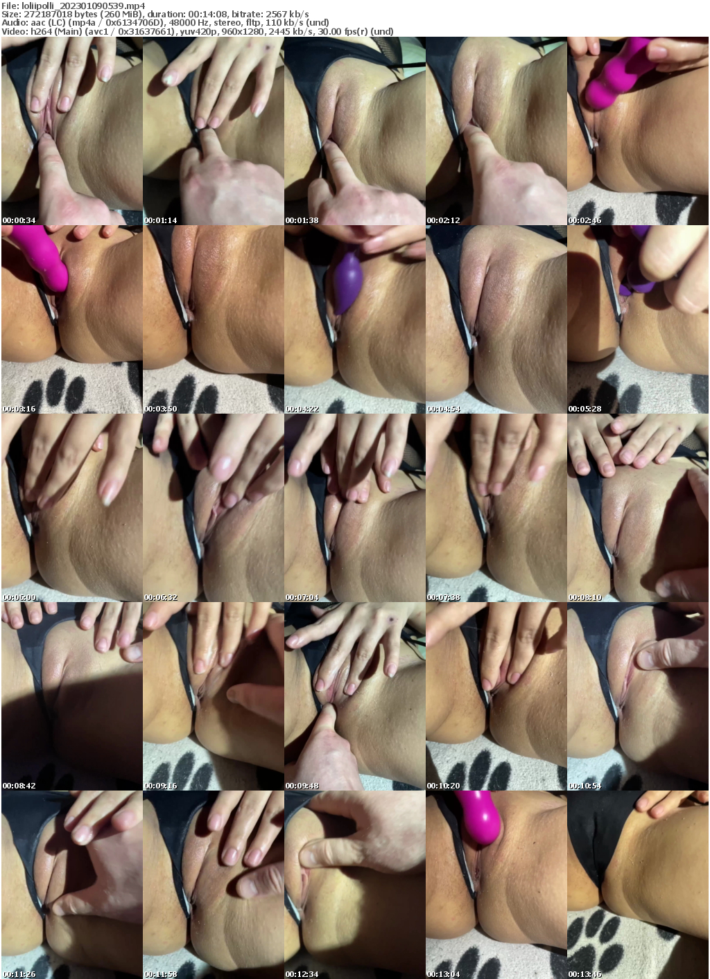 Preview thumb from loliipolli on 2023-01-09 @ bongacams