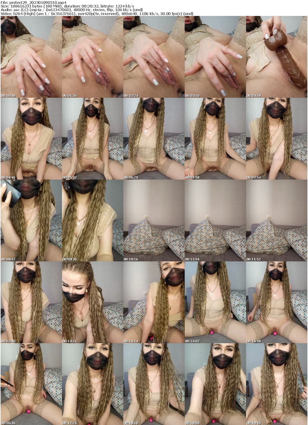 Preview thumb from prelest29 on 2023-01-09 @ bongacams