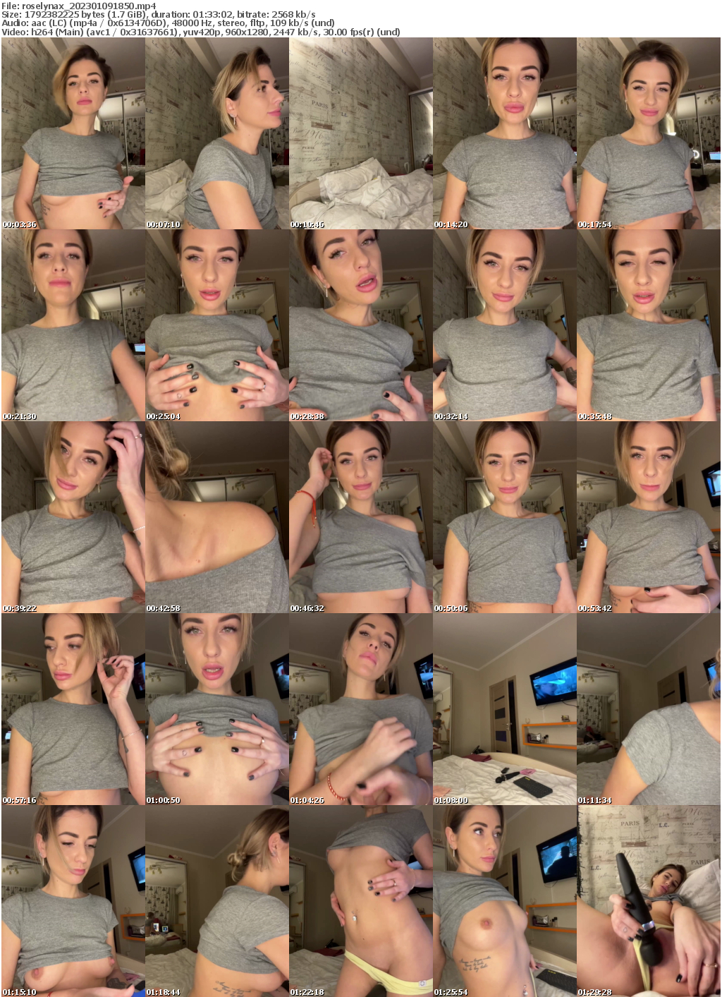 Preview thumb from roselynax on 2023-01-09 @ bongacams