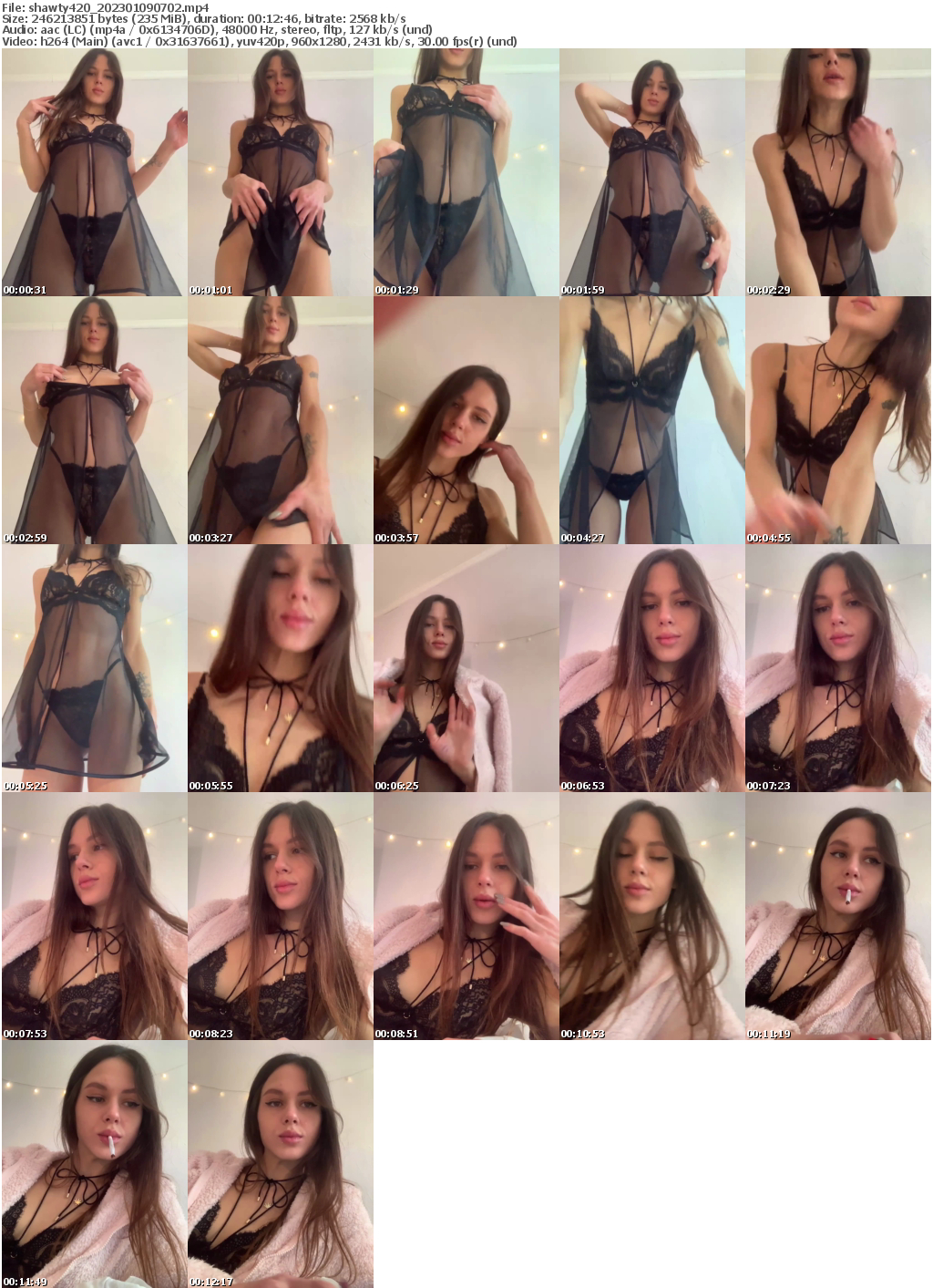 Preview thumb from shawty420 on 2023-01-09 @ bongacams