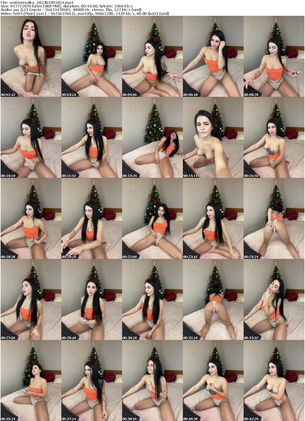 Preview thumb from soskinerealky on 2023-01-09 @ bongacams