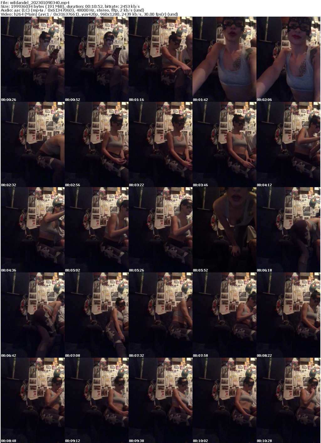 Preview thumb from wildandel on 2023-01-09 @ bongacams