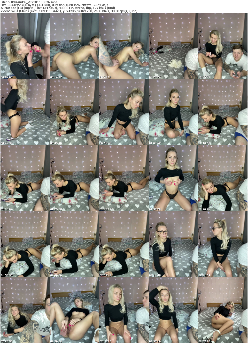 Preview thumb from hulklisandra on 2023-01-10 @ bongacams