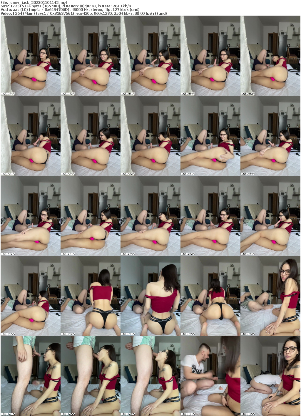 Preview thumb from jenny_jack on 2023-01-10 @ bongacams