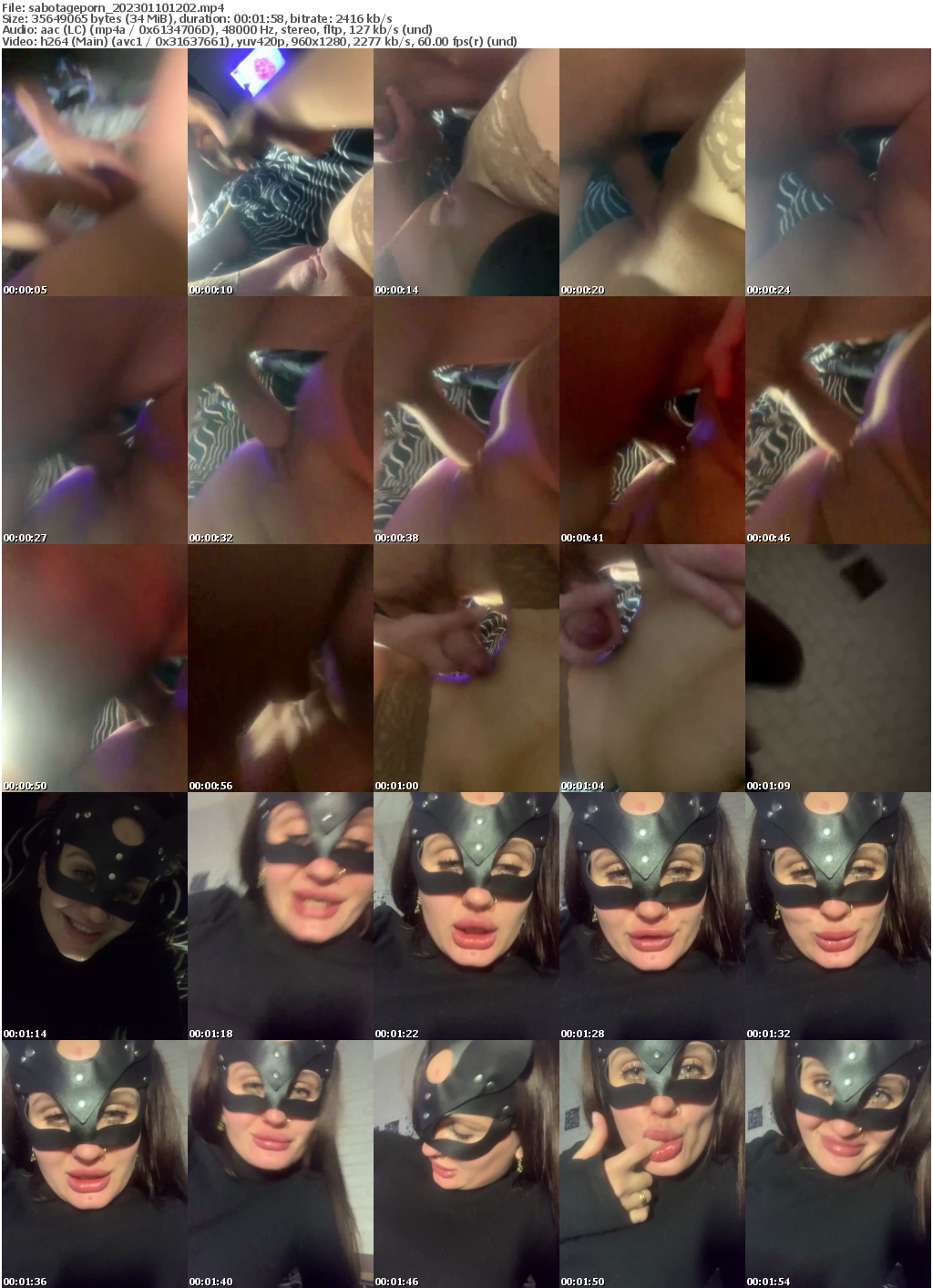 Preview thumb from sabotageporn on 2023-01-10 @ bongacams