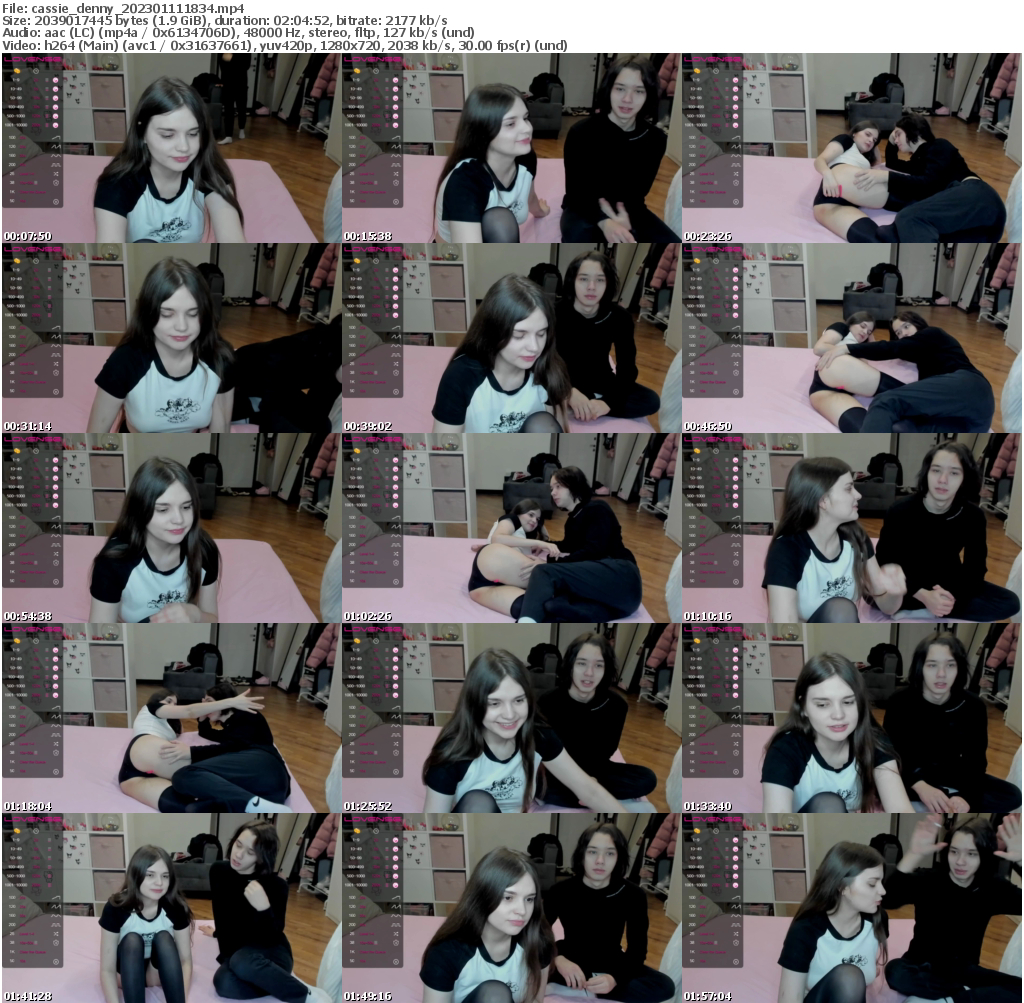 Preview thumb from cassie_denny on 2023-01-11 @ bongacams