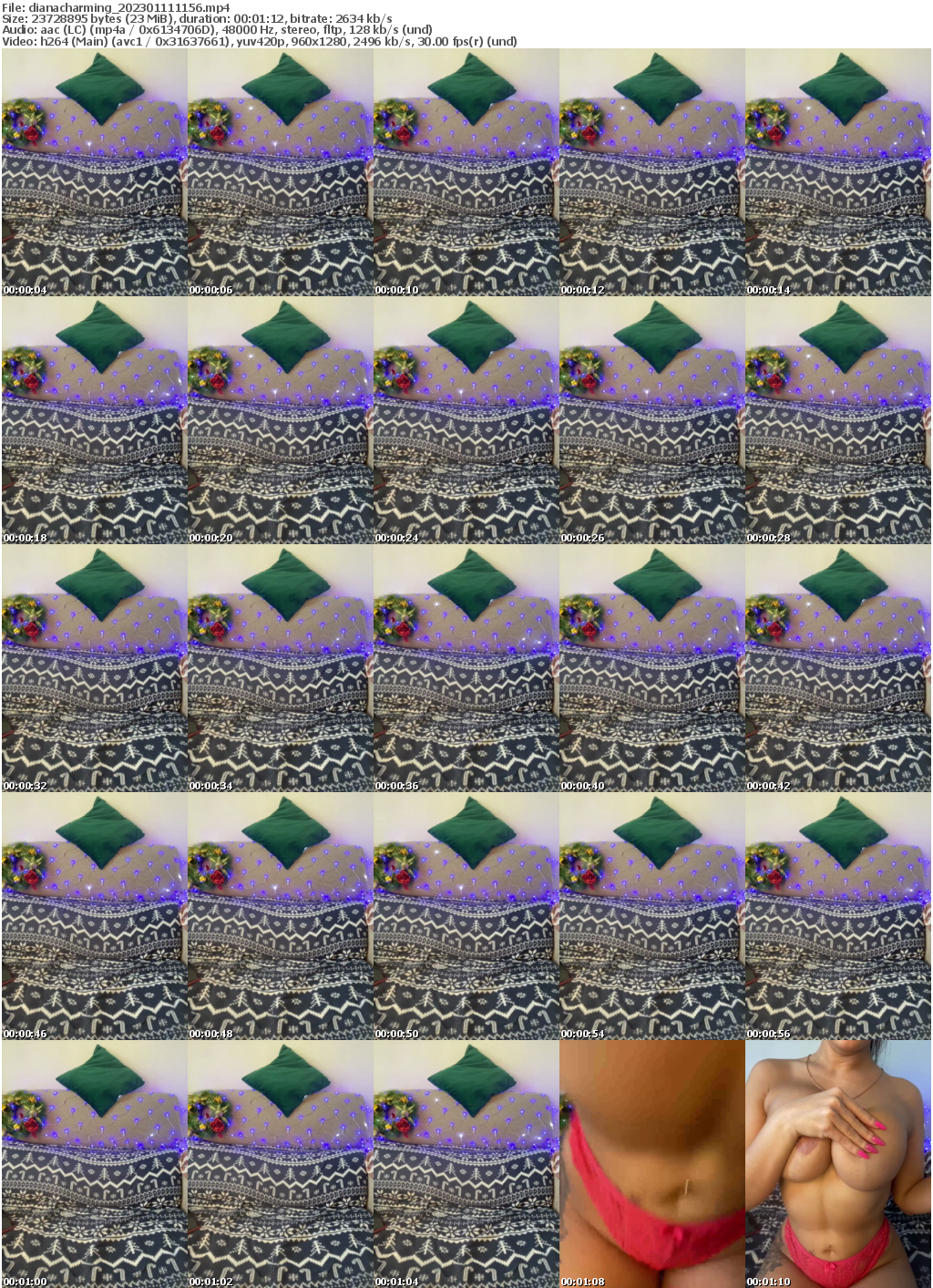 Preview thumb from dianacharming on 2023-01-11 @ bongacams