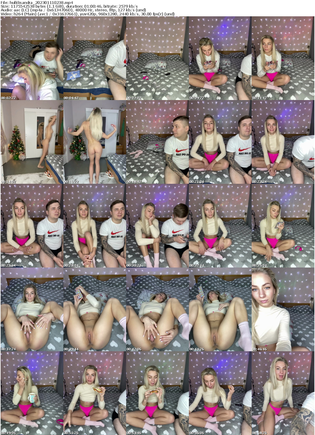 Preview thumb from hulklisandra on 2023-01-11 @ bongacams