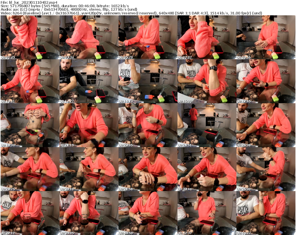 Preview thumb from lil_luc on 2023-01-11 @ bongacams