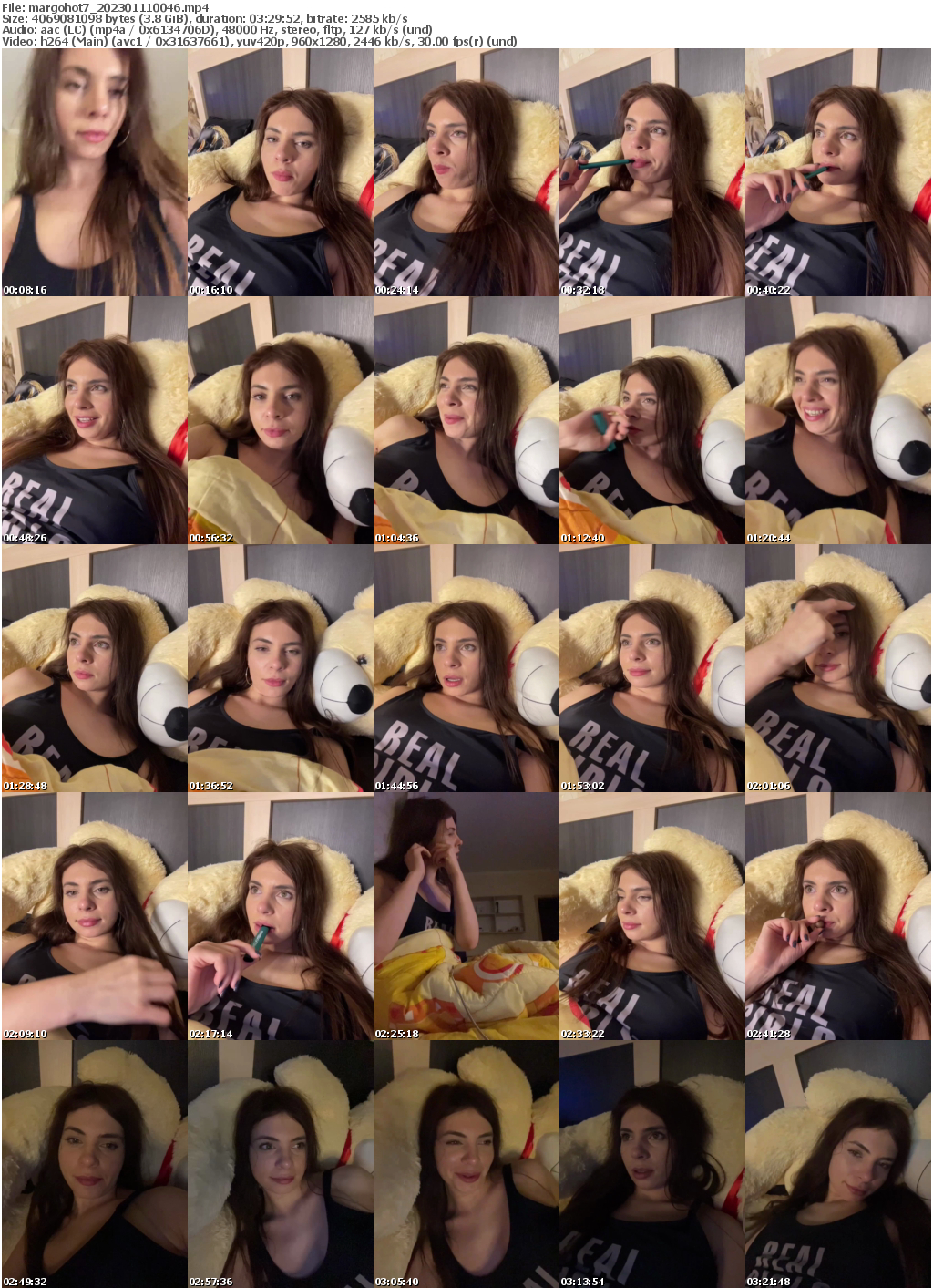 Preview thumb from margohot7 on 2023-01-11 @ bongacams