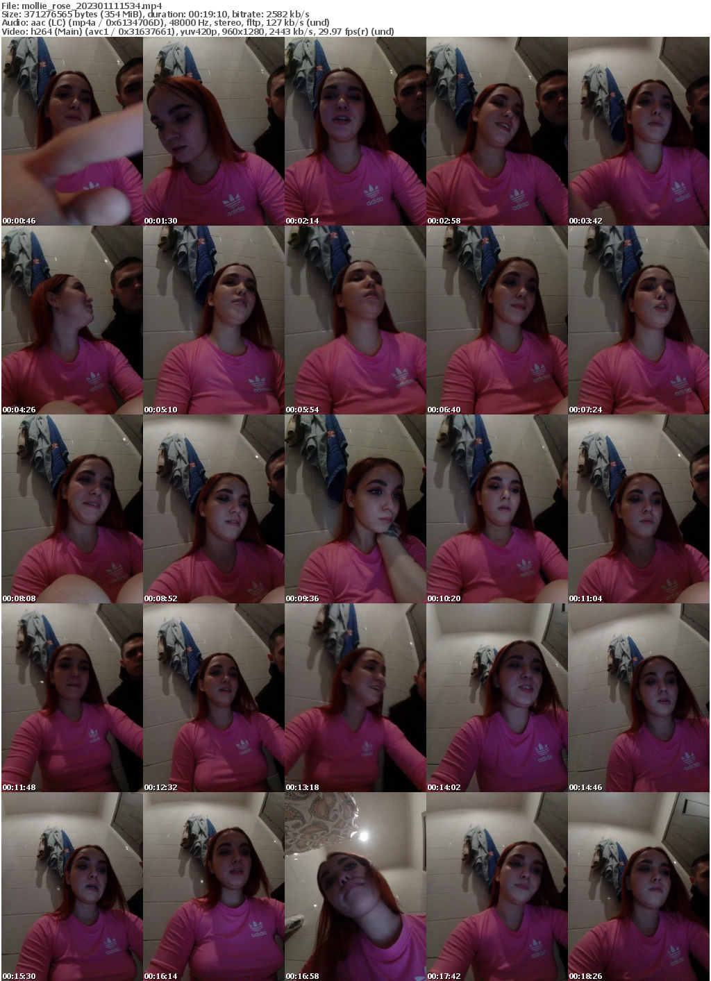 Preview thumb from mollie_rose on 2023-01-11 @ bongacams