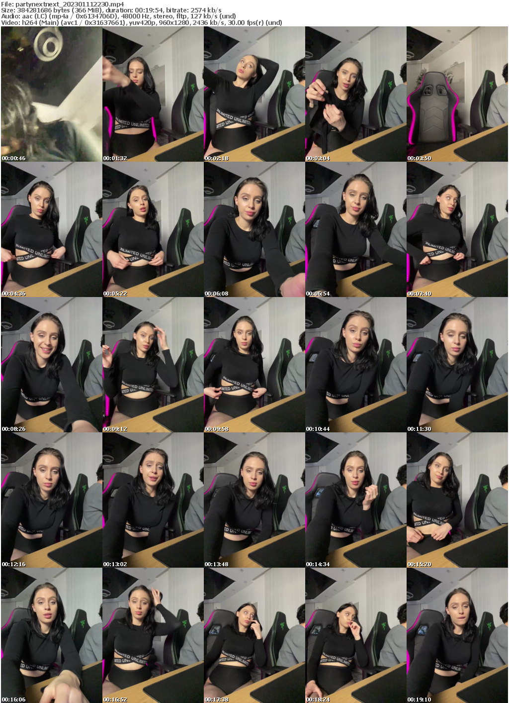 Preview thumb from partynextnext on 2023-01-11 @ bongacams